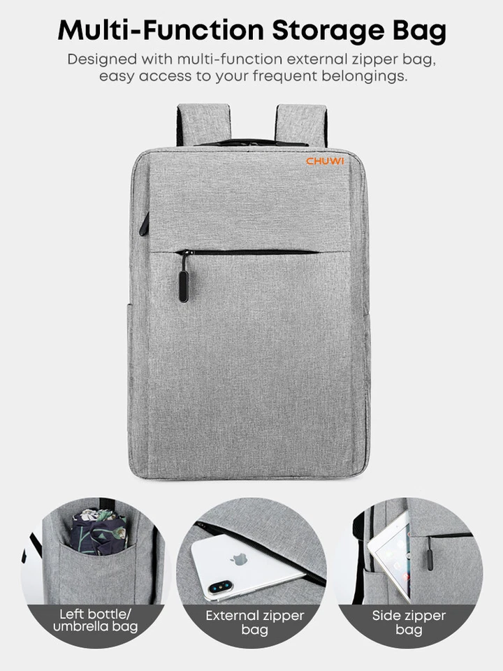 Mochila universal CHUWI mochila universitaria bolsa de computadora para mujeres & hombres Foto 3 de 4