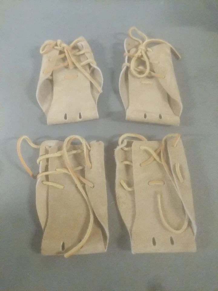 Botas de cuero vintage para perro de la suerte talla estándar gran forma ~ TRL7#29 Foto 3 de 4