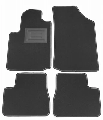 ASC tappetini auto Citroen C3 2003-2009 I serie con battitacco in gomma set 4pz