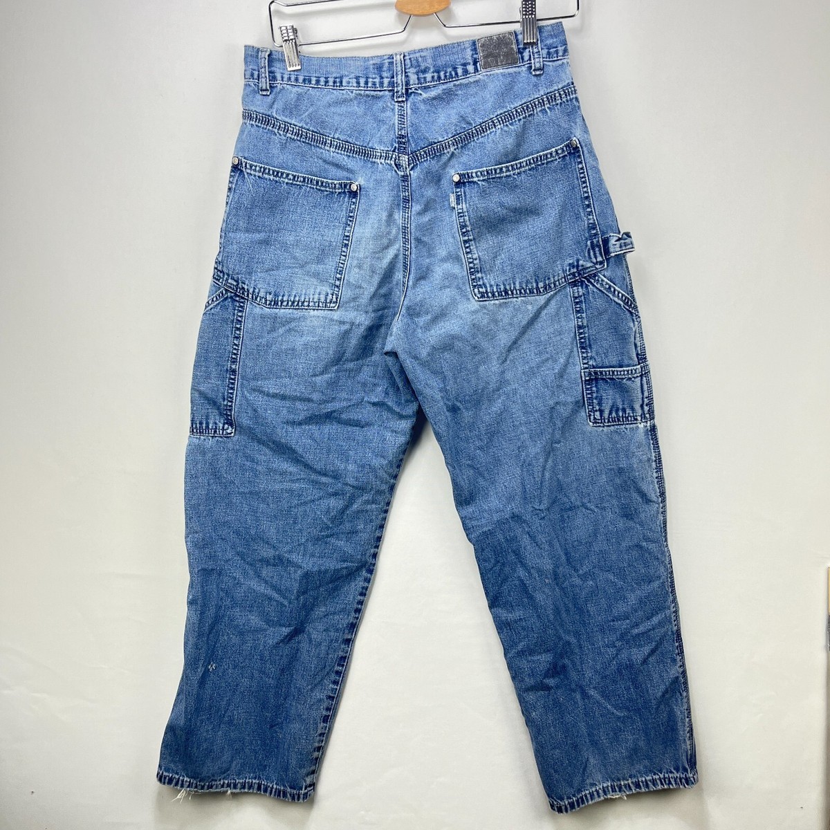 Vintage Y2K Levis Silver Tab Baggy Carpenter Jeans Pants 31