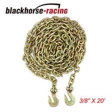 38 X 20 G70 Tow Chain Tie Down Binder Chain Flatbed Truck Trailer Safety