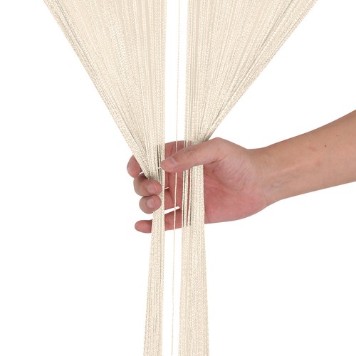 Divider Net Hanging Beaded Curtains String Curtain Panels Door Fly Screen Room - Picture 26 of 77