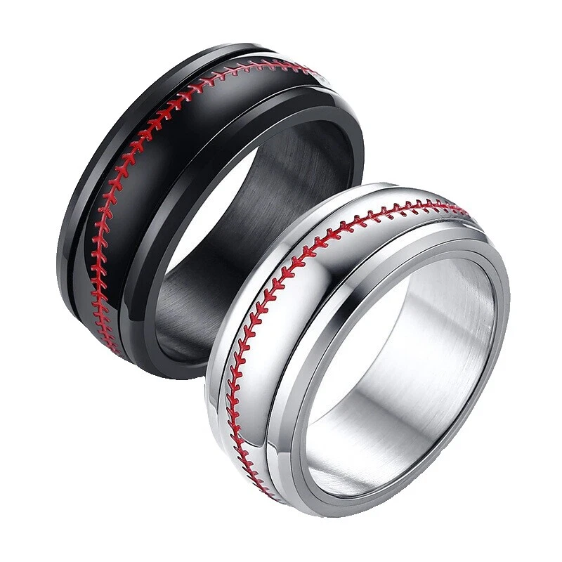 Signs & Symbols Black Rings without Stone for Men