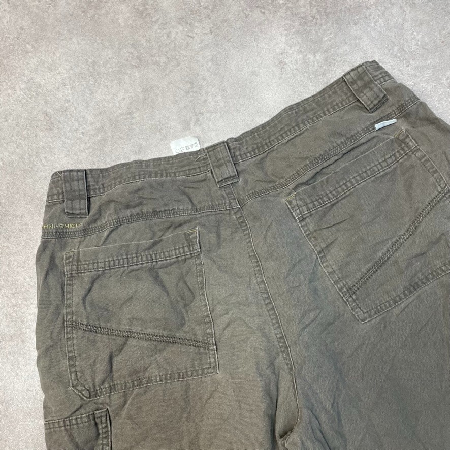 Columbia Cargo Shorts Mens Outdoor Vintage Hiking Pant, Brown, 36" image 9