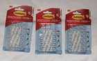 Lot Of 3x 20pc 3M Command Damage Free Self Adhesive Decorating Clips 