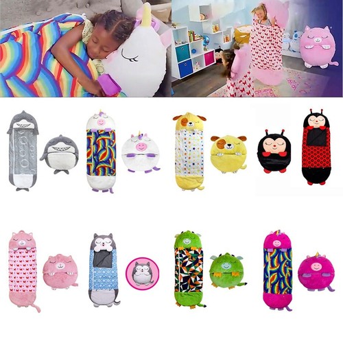 Children Cartoon Sleep Sack For Birthday Gift Kids Sleeping Bag Plush Soft Lazy - Picture 11 of 20