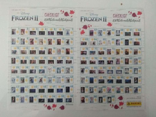 Panini Frozen 2 Photocards 1-108 karta fotograficzna kraina lodu 2 zdjęcia karty fotoprint - Zdjęcie 2 z 4