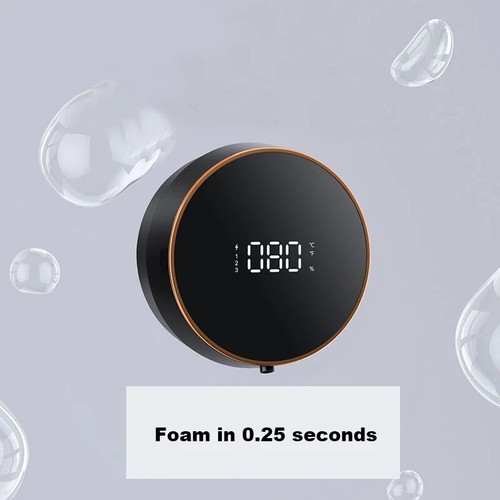 Wall Mounted Automatic Liquid Soap Dispenser LED Temperature Display USB Recharg - 第 16/26 張圖片