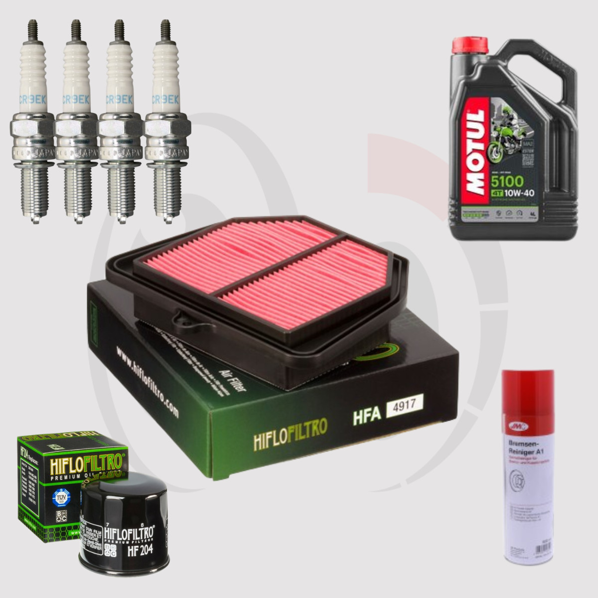 Pack révision Premium YAMAHA FZ1 1000 Fazer huile MOTUL 5100 filtration haut débit