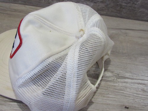 White Bud Light Trucker Hat Patch Mesh Swingster USA - Picture 5 of 9
