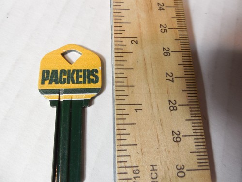 Llave de casa de la NFL Green Bay Packers sin usar 2 lados - Imagen 5 de 5