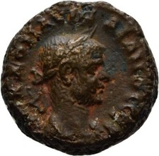 &Auml;gypten Alexandria Bronze Tetradrachme 21 mm/ 8,9 g Original M&uuml;nze  #IAS299