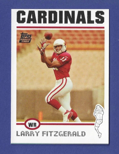 INSERT - 2010 Topps #360 Larry Fitzgerald "Anniversary Reprints" 2004 RC Reissue