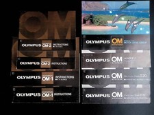 Original Camera Instructions/Manual Lot: Olympus OM System