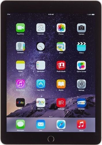 Apple iPad Air 2 32GB, Wi-Fi, 9.7in - Space Gray MNV22LL/A - Afbeelding 1 van 1