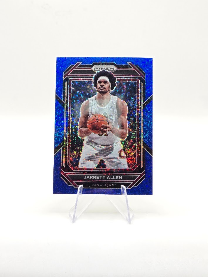 Jarrett Allen 2022-23 Panini Prizm Blue Sparkle SP /144 #76 Cavaliers