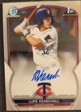 2023 Bowman Draft - Chrome Prospect Autographs Luke Keaschall #CDA-LK (AU, RC)