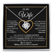 To My Wife Necklace, Gift For Wife, Anniversary Gift For Wife, Necklace For Wife