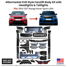 Aftermarket Facelift Svr Style Body Kit Lights For 14-17 Range Rover Sport L494 Aftermarket Facelift Svr Style Body Kit Lights For 14-17 Range Rover Sport L494