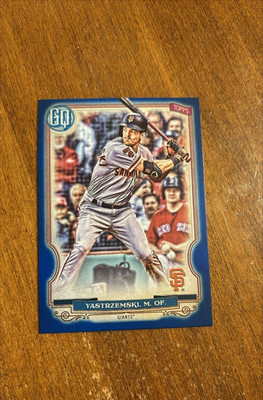 Mike Yastrzemski 2020 Topps Gypsy Queen Blue #258 Royals Giants Vanderbilt /150