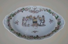 Royal Doulton BRAMLEY HEDGE - Poppy's Bedroom - Oval Tray - 10" Diameter in vgc