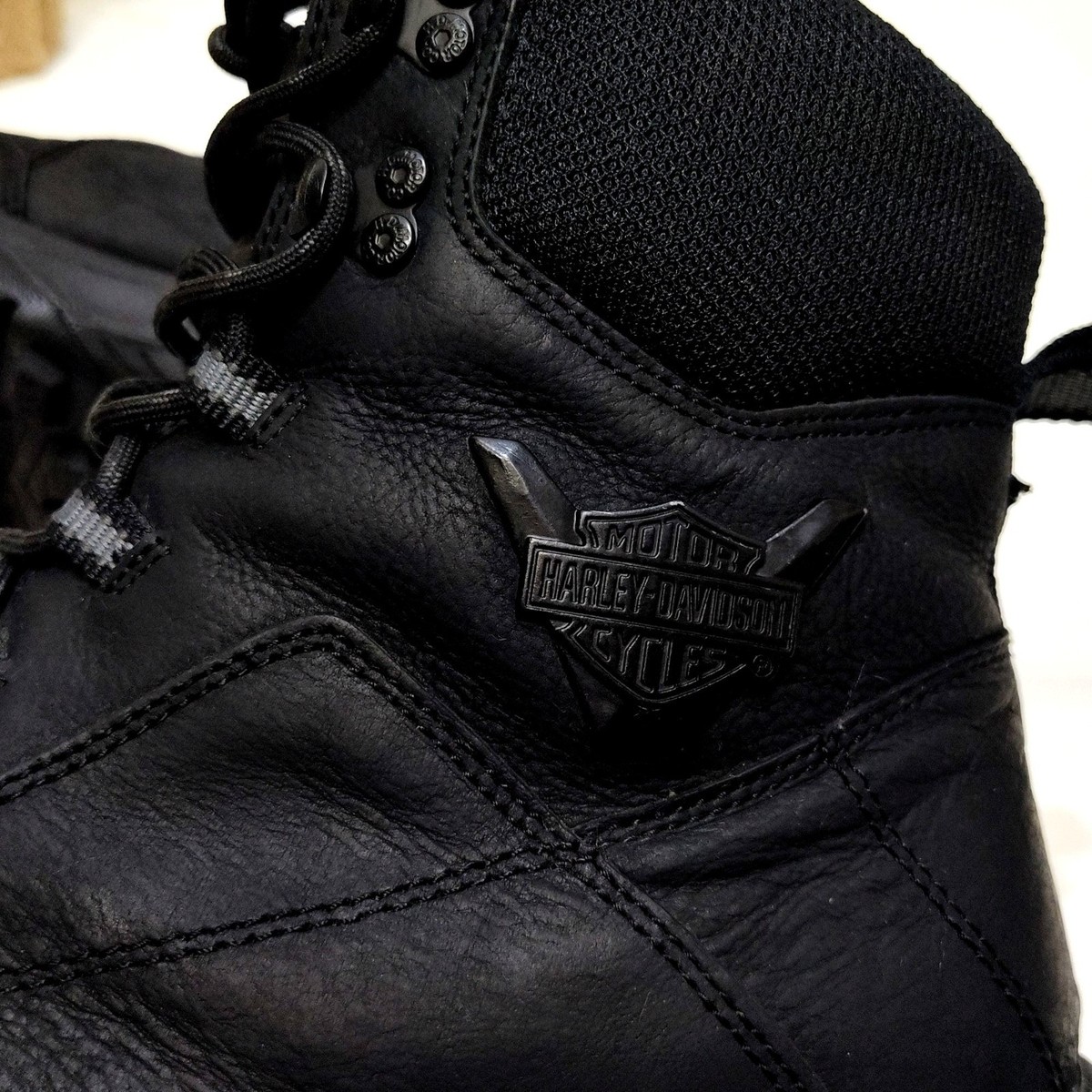 Harley-Davidson Men’s Gilmour Black Motorcycle Combat Officer Boots sz8.5 Harley-Davidson® Men main image 3