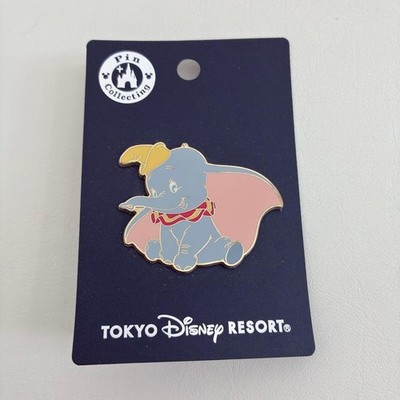 Disney Dumbo Vintage Pin Badge Tokyo Disney Resort Collectible with Mickey Clasp