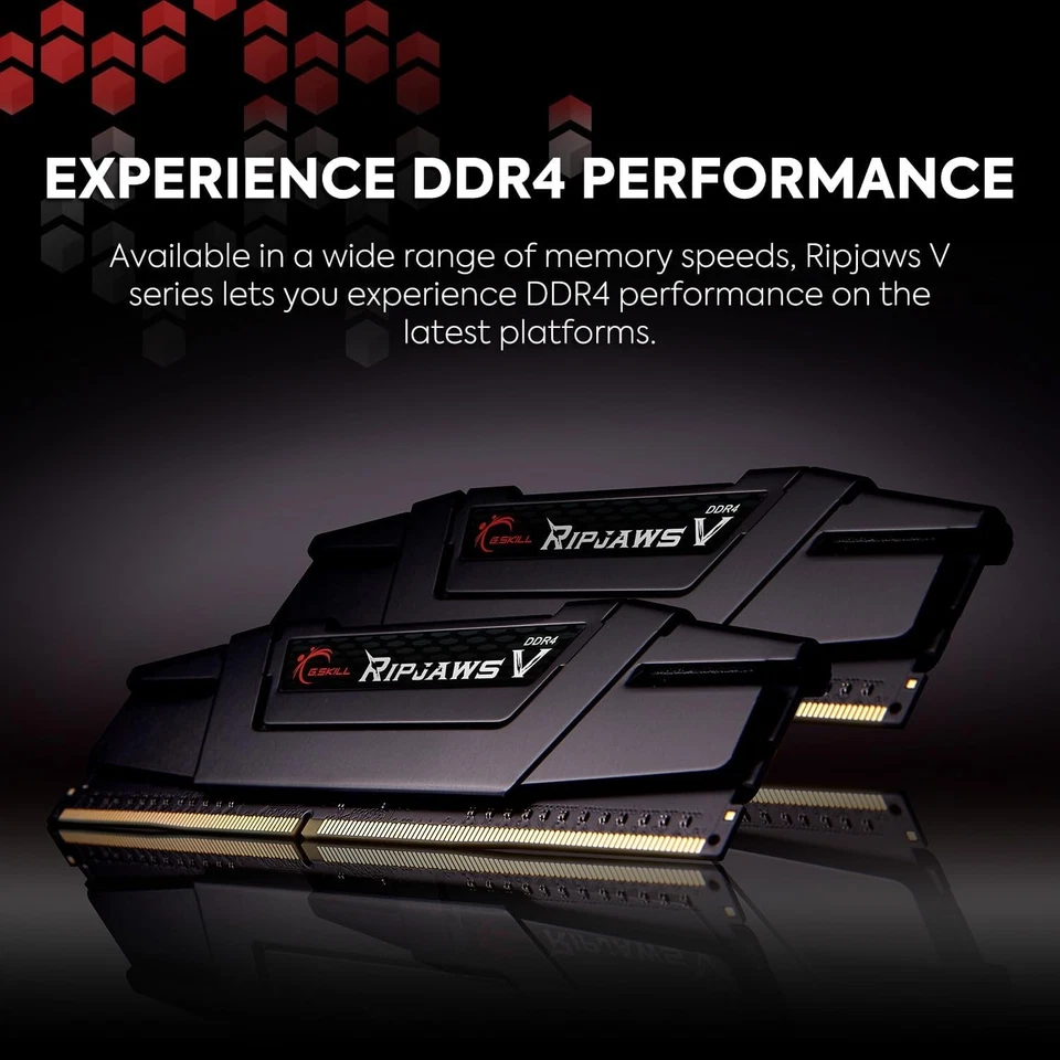 High-Speed Ripjaws V Series 32GB DDR4 3200MT/s RAM - Intel & AMD Compatible - Image 4 of 4