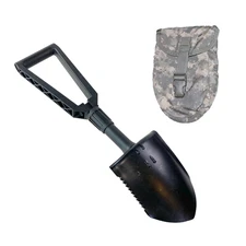 Official Issue: Gerber E-Tool Folding Spade w/ Serrated Edge and Pouch