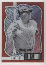 2021 Panini Prizm Old School Red Mojo Prizm /149 Babe Ruth #OS-1 HOF