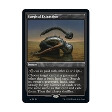 WOTC Double Masters 2022 Surgical Extraction (Foil Etched) (R) (Foil) NM