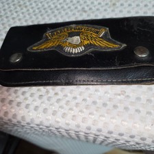 HARLEY DAVIDSON LEATHER BIKERS WALLET