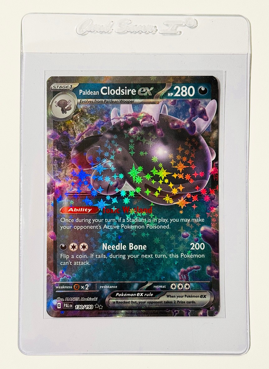 Paldean Clodsire ex 130/193 Double Rare Paldea Evolved Pokemon in Near Mint