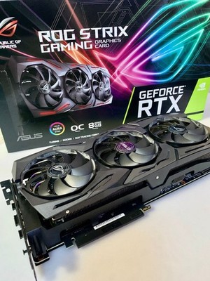 ASUS ROG Strix NVIDIA GeForce RTX 2080 Super OC 8GB GDDR6 VRAM Grafikkarte - GPU