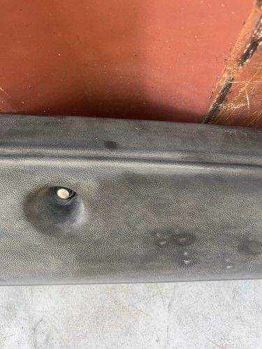 1975-80 Dodge Truck D100 RAMCHARGER Glove Box Door Lid Black OEM Dashpad - Foto 7 di 20