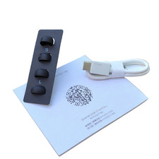 Original Silicone Ear Tips S/L & Charging Cable For Nothing Ear a/1/2 - Black
