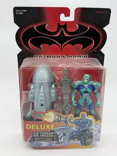 Vintage 1997 Batman & Robin Deluxe Ice Terror Mr. Freeze Action Figure DC NIB