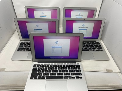 Lot of 5 Apple MacBook Air MJVP2CT/O 11.6'' i5-5250U 8GB 256GB SSD
