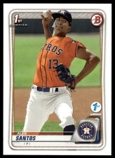 2020 Bowman Draft 1st Edition Alex Santos #BD-139 Houston Astros