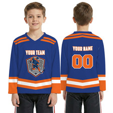 Custom Team And Number Sport Fan Game Day Uniform Hockey Jersey