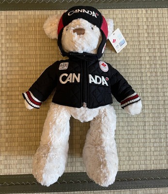 Vancouver 2010 Olympia Bär Hudson's Bay Company HBC Teddybär mit Etikett