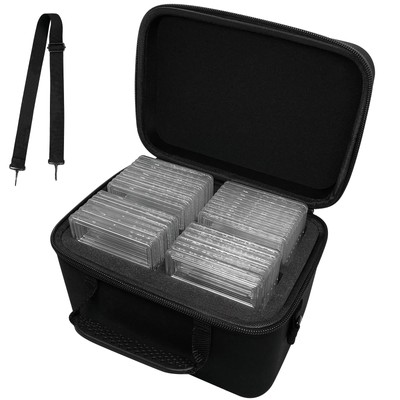 Graded Card Case Storage Box Fits for 28 Graded Sports Trading Cards, Slab Ca...