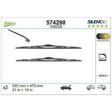 Scheibenwischer Set vorne für VW Bora 1 1J2 1J6 Golf 4 1J1 1J5 Lupo 6X1 | 24233