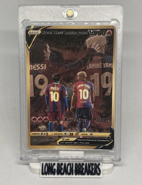 Lionel Messi Lamine yamal Pokémon Card Argentina Full Art