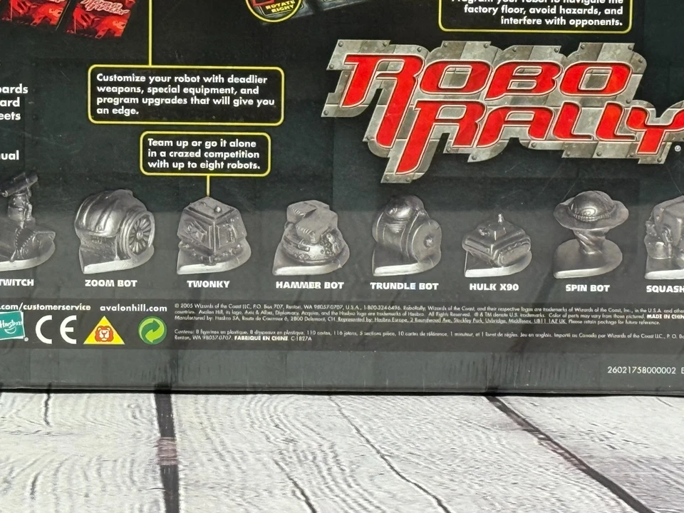 Robo Rally Strategy Board Game Avalon Hill Games Robots Hasbro - Image 4 of 4