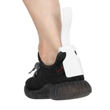 White Adult Children Shoe Horn Elderly Travel Portable Ergonomic Shoe Helper