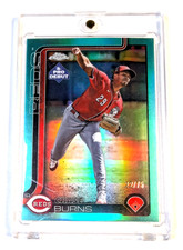 Chase Burns  Topps Chrome Pro Debut Aqua  22/75 Cincinnati Reds  PDC-169