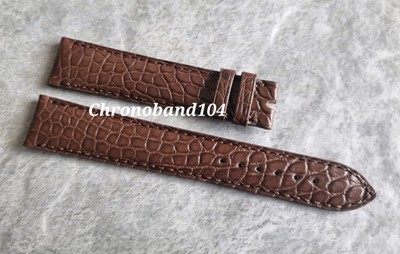 Genuine OEM Chopard 19/16mm Brown Matte Leather Watch Strap NEW!!