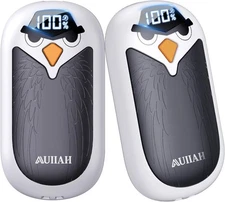 Hand Warmers Rechargeable 2 Pack with LED Display,4 Heat Settings & Fast Heating