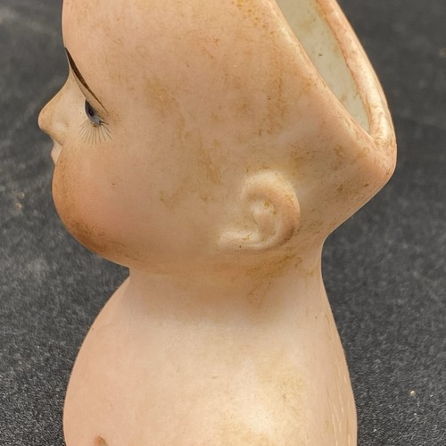 Cabeza y peluca muñeca bisque antigua Armand Marsella 320 Alemania AM - Imagen 7 de 14
